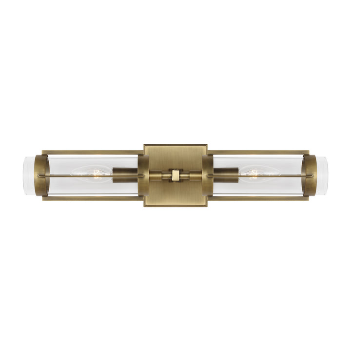 Visual Comfort Studio Canada - LV1002TWB - Two Light Wall Sconce - Flynn - Time Worn Brass