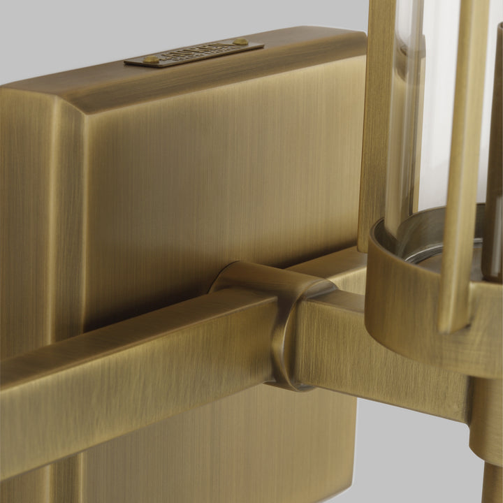 Visual Comfort Studio Canada - LV1023TWB - Three Light Vanity - Flynn - Time Worn Brass