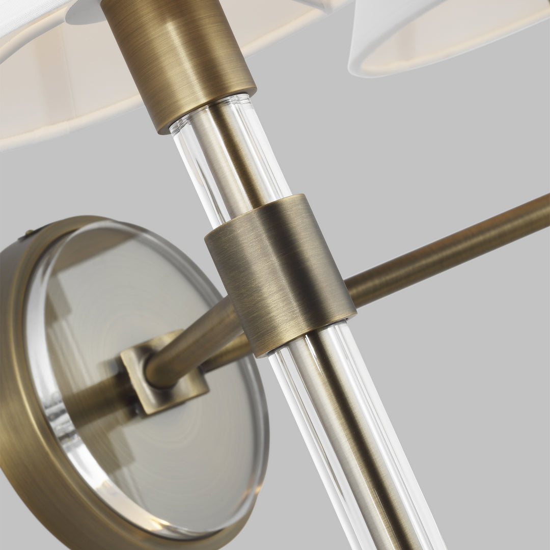 Visual Comfort Studio Canada - LV1032TWB - Two Light Vanity - Robert - Time Worn Brass