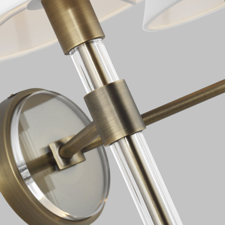 Visual Comfort Studio Canada - LV1032TWB - Two Light Vanity - Robert - Time Worn Brass