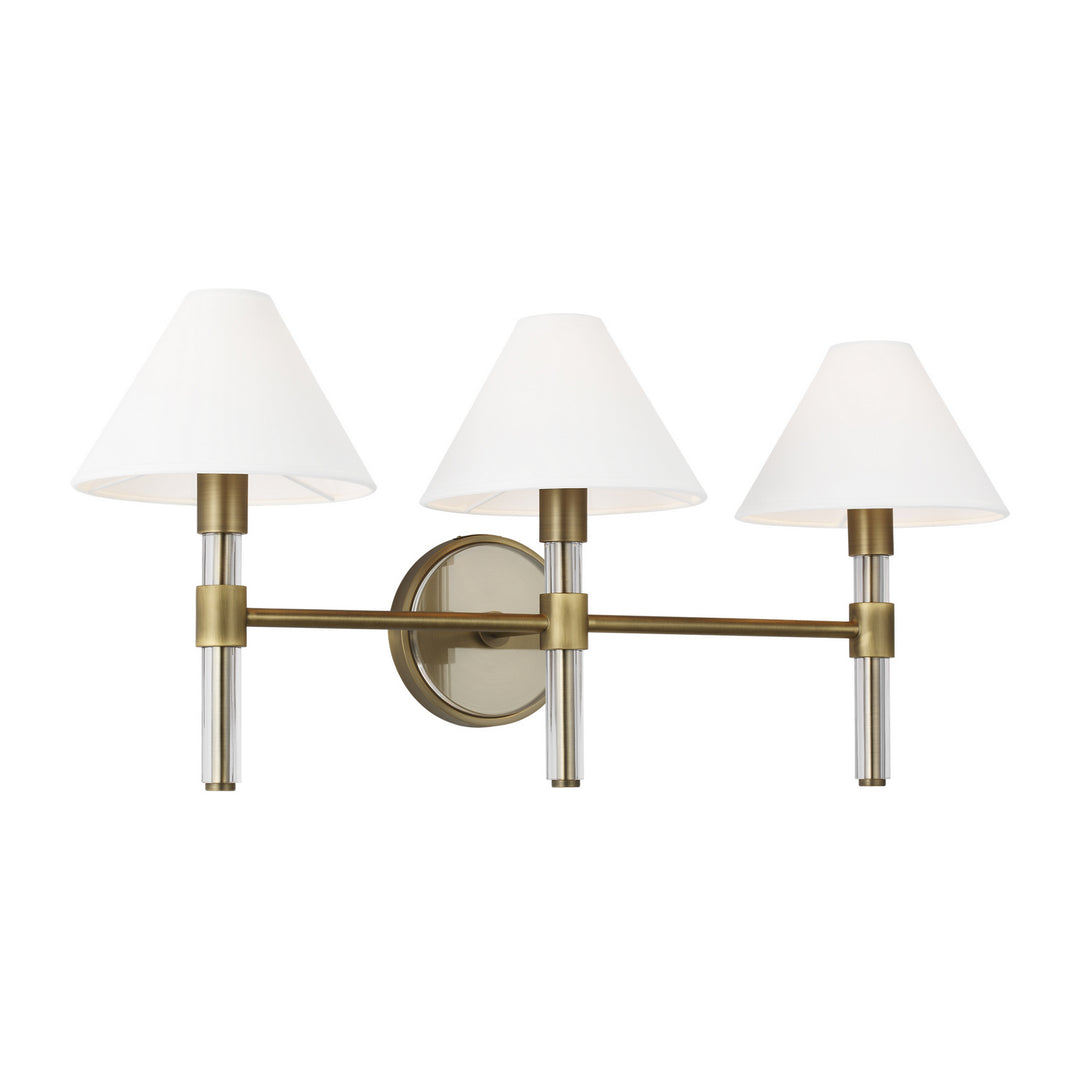 Visual Comfort Studio Canada - LV1043TWB - Three Light Vanity - Robert - Time Worn Brass