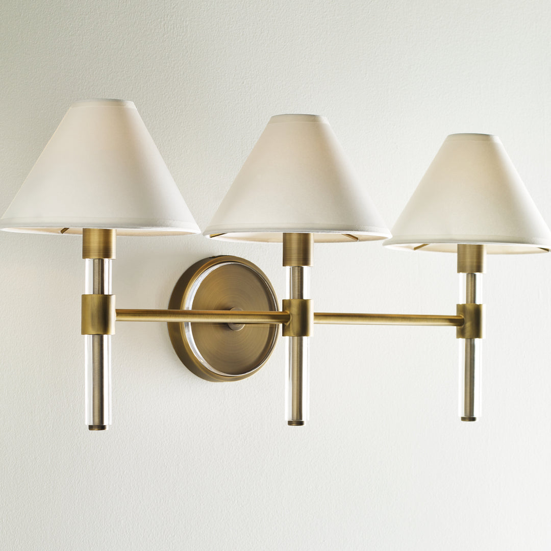Visual Comfort Studio Canada - LV1043TWB - Three Light Vanity - Robert - Time Worn Brass