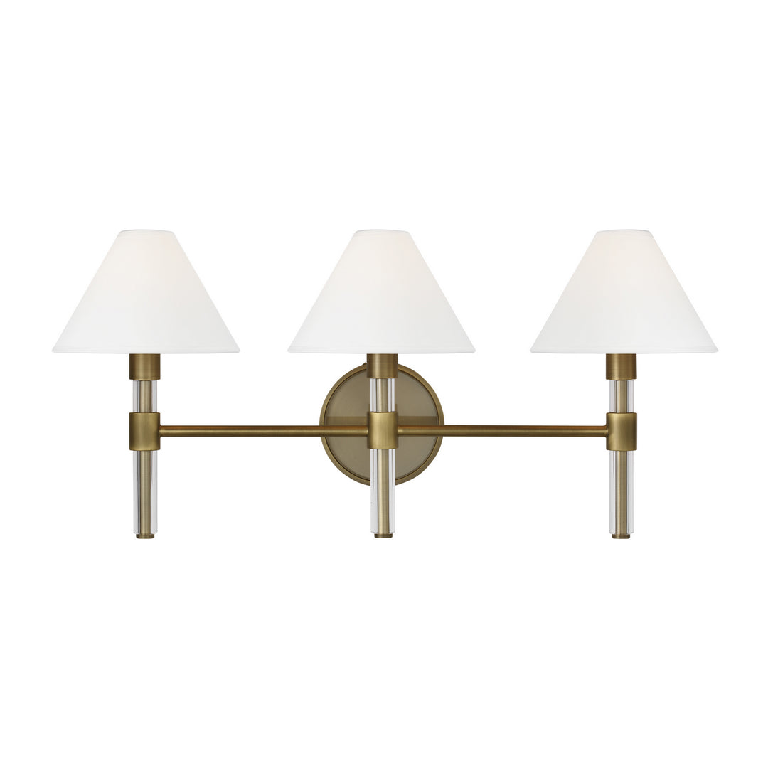 Visual Comfort Studio Canada - LV1043TWB - Three Light Vanity - Robert - Time Worn Brass