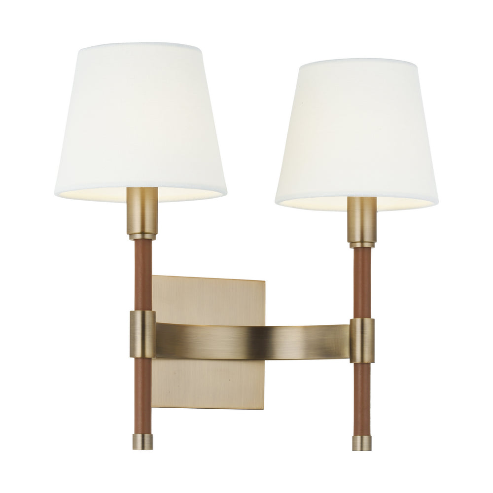 Visual Comfort Studio Canada - LW1022TWB - Two Light Wall Sconce - Katie - Time Worn Brass