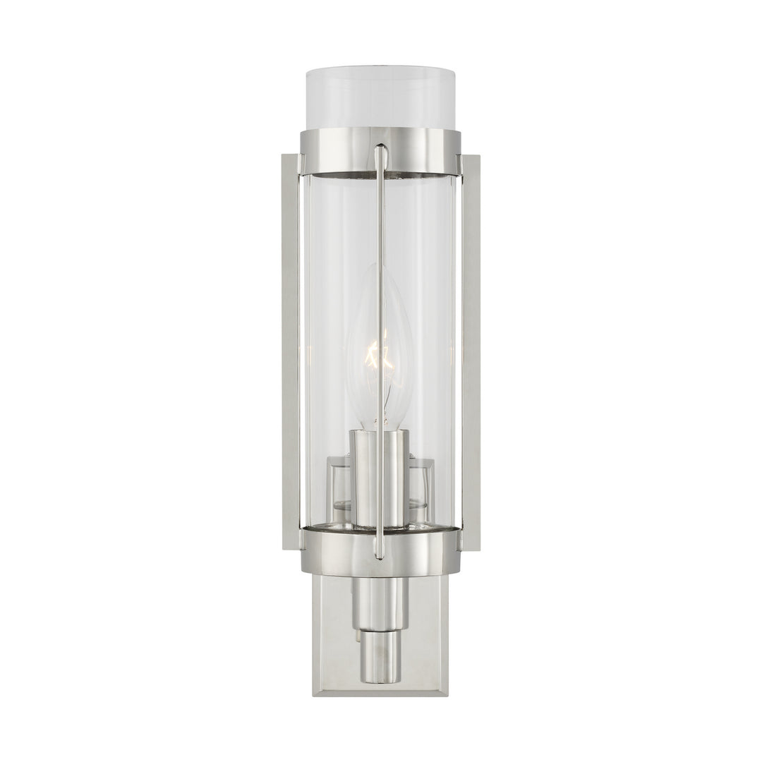 Flynn One Light Wall Sconce in Polished Nickel - available from The Lighting Shoppe, trusted by Canadian homeowners