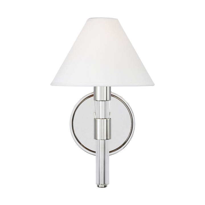Robert One Light Wall Sconce in Polished Nickel - available from The Lighting Shoppe, trusted by Canadian homeowners