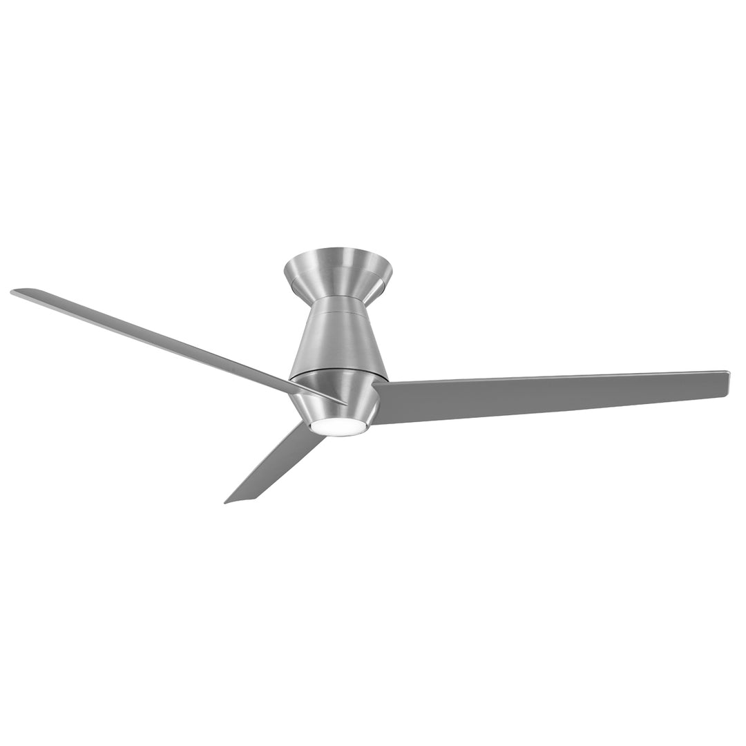Slim 52"Ceiling Fan in Brushed Aluminum/Titanium - available from The Lighting Shoppe, trusted by Canadian homeowners