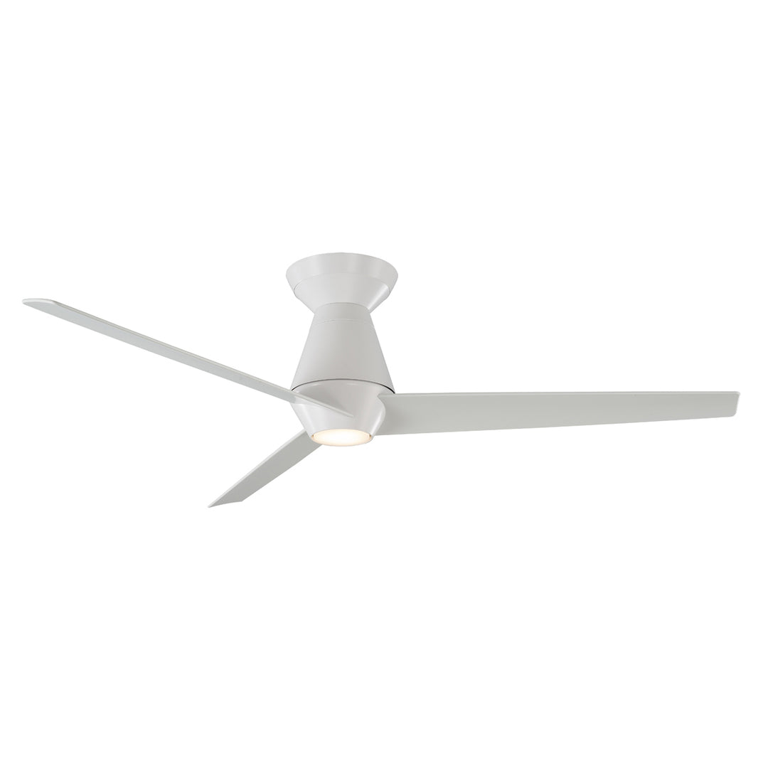 Slim 52"Ceiling Fan in Matte White - available from The Lighting Shoppe, trusted by Canadian homeowners