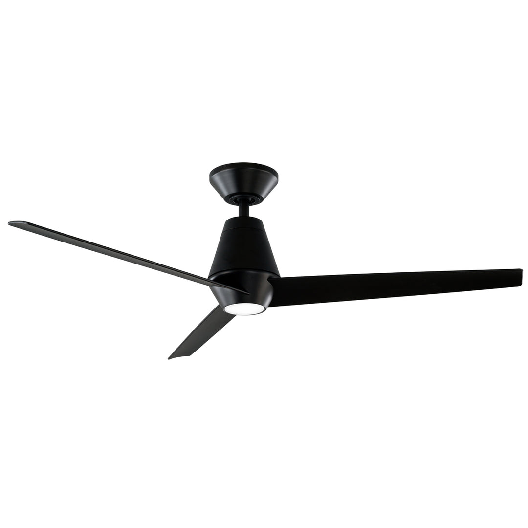 Slim 52"Ceiling Fan in Matte Black - available from The Lighting Shoppe, trusted by Canadian homeowners