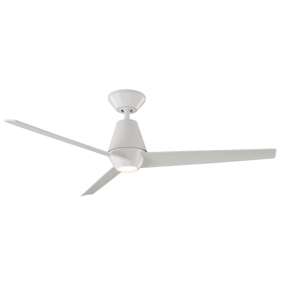 Slim 52"Ceiling Fan in Matte White - available from The Lighting Shoppe, trusted by Canadian homeowners