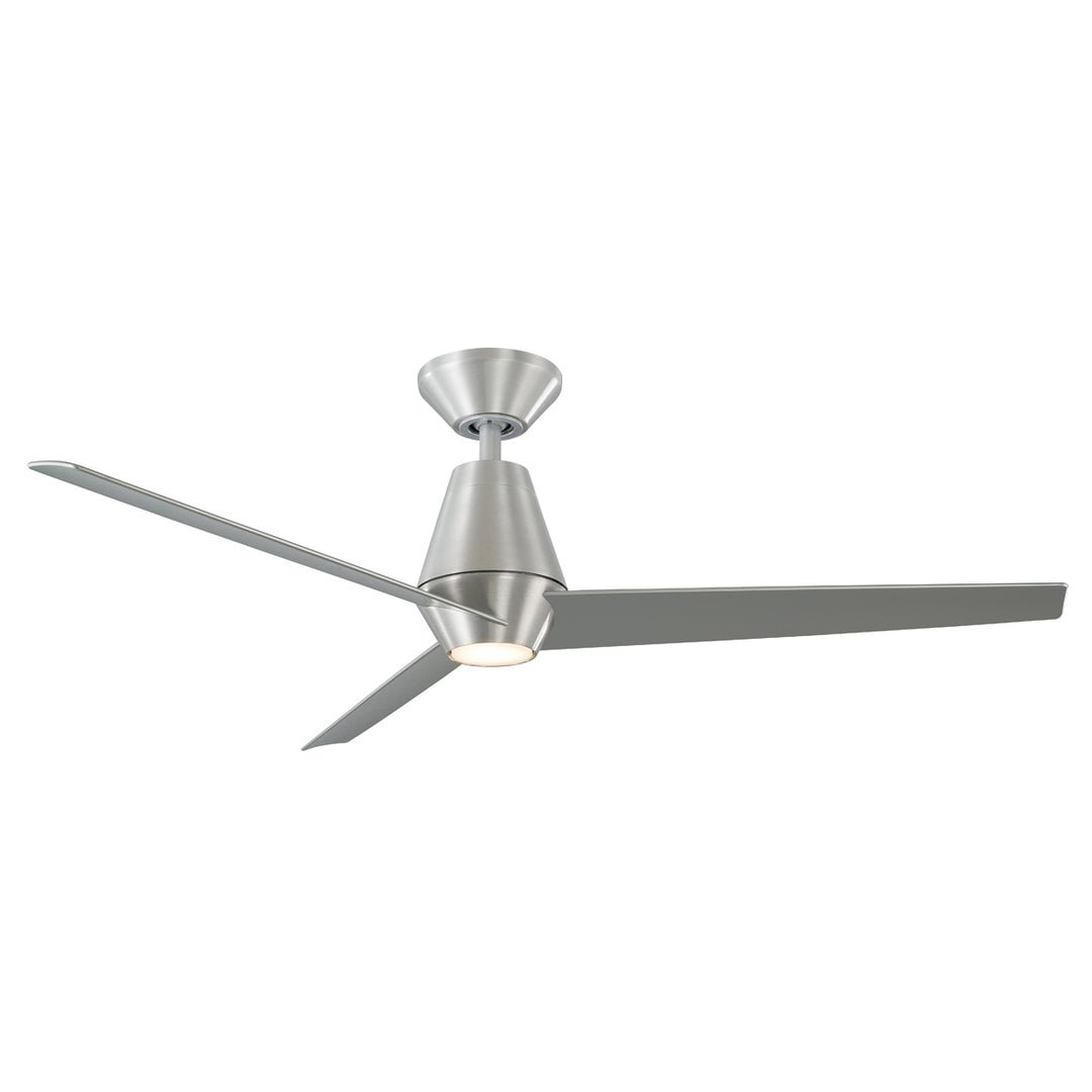 Slim 52"Ceiling Fan in Brushed Aluminum/Titanium - available from The Lighting Shoppe, trusted by Canadian homeowners