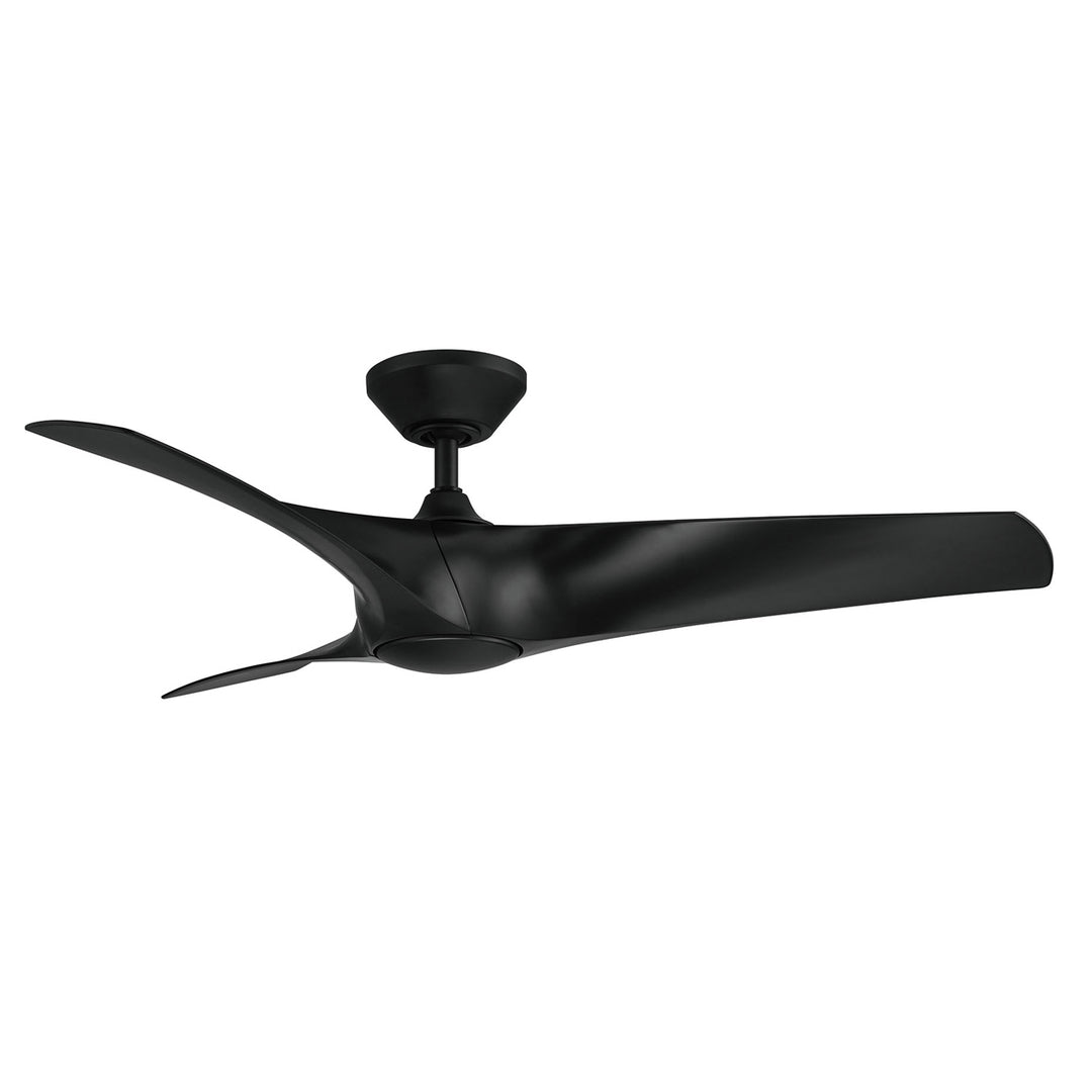 Zephyr 52"Ceiling Fan in Matte Black - available from The Lighting Shoppe, trusted by Canadian homeowners