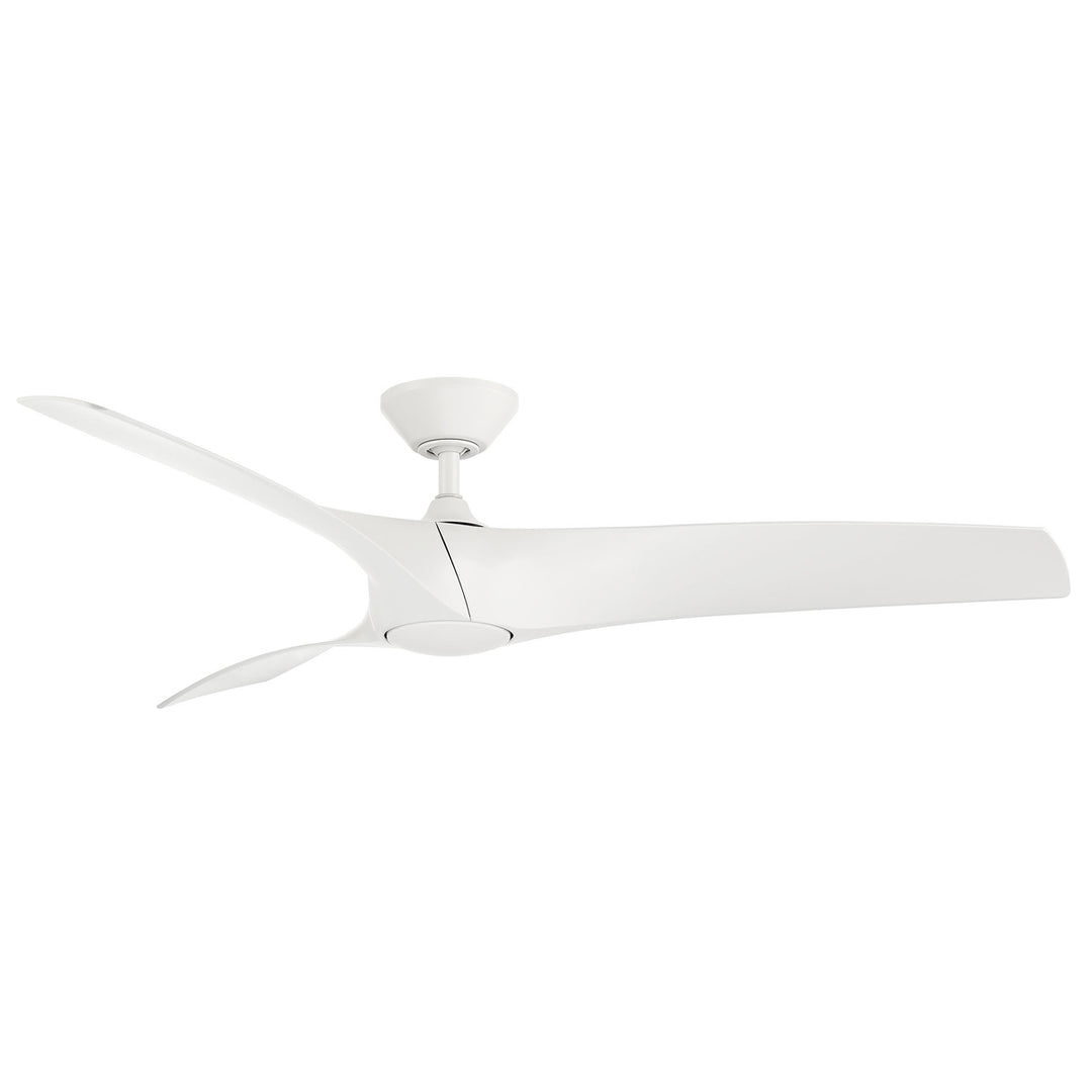 Zephyr 52"Ceiling Fan in Matte White - available from The Lighting Shoppe, trusted by Canadian homeowners