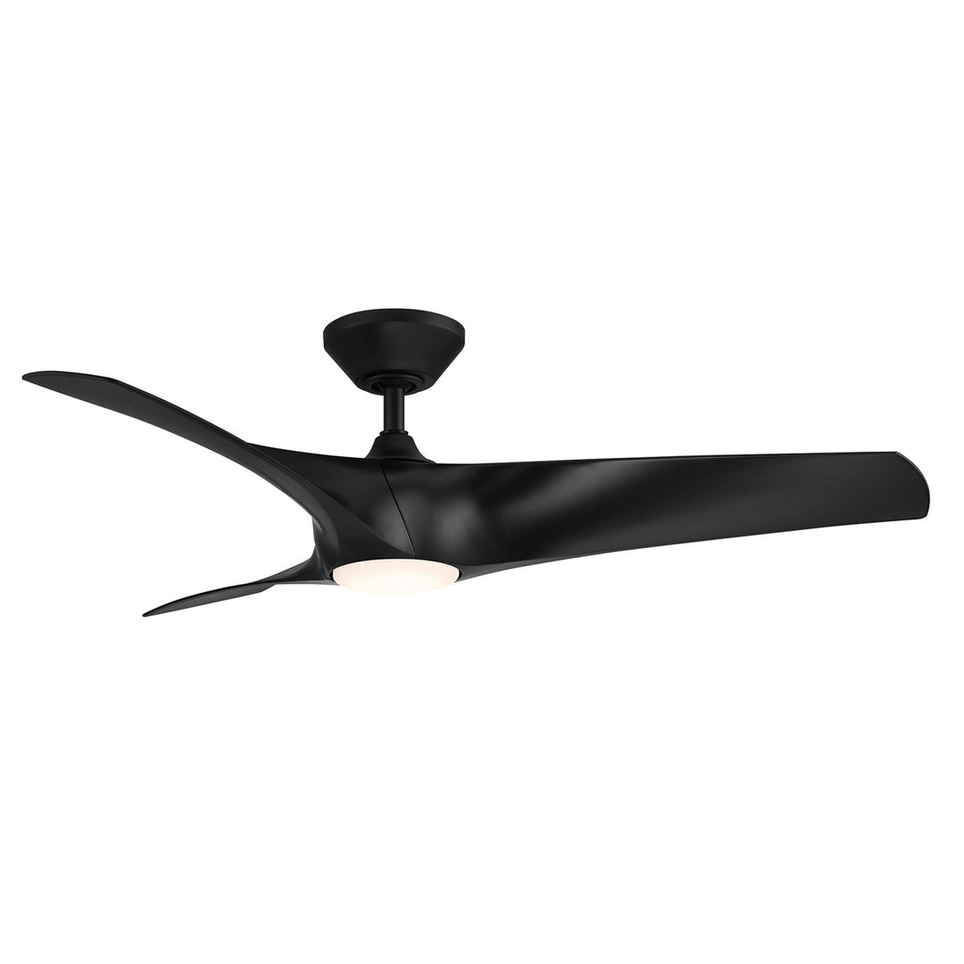 Zephyr 52"Ceiling Fan in Matte Black - available from The Lighting Shoppe, trusted by Canadian homeowners