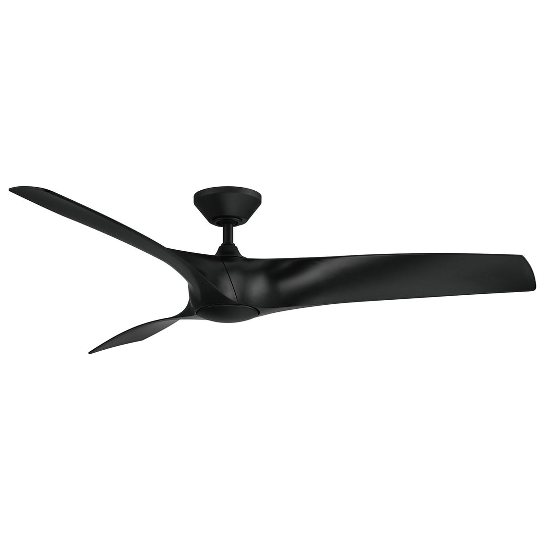 Zephyr 62"Ceiling Fan in Matte Black - available from The Lighting Shoppe, trusted by Canadian homeowners