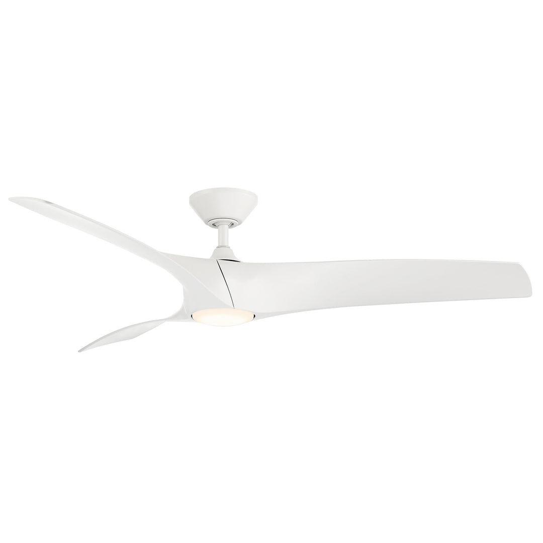 Zephyr 62"Ceiling Fan in Matte White - available from The Lighting Shoppe, trusted by Canadian homeowners