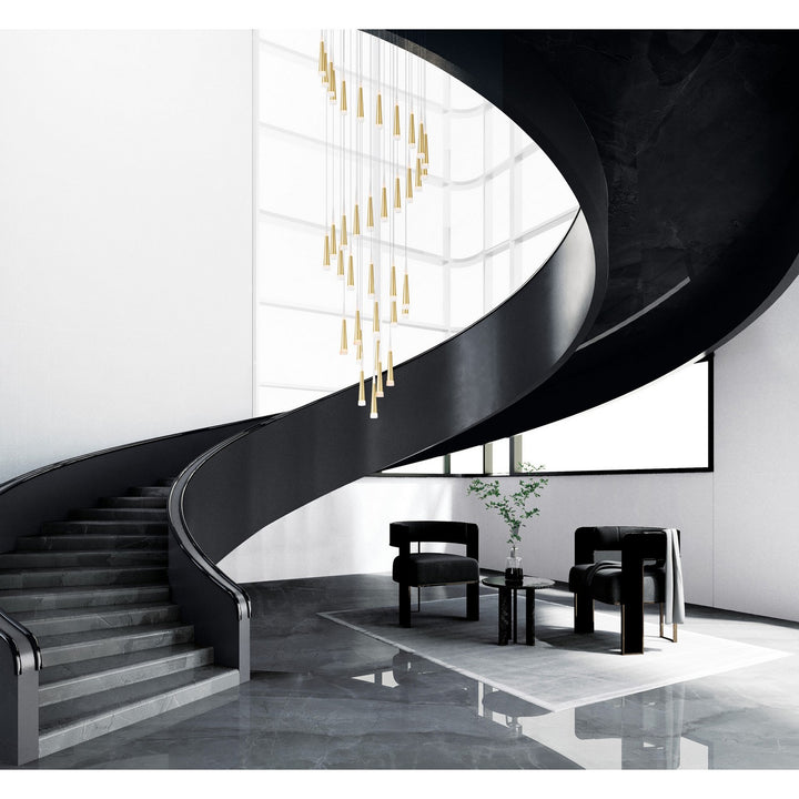CWI Lighting Canada - 1103P40-36-602 - LED Pendant - Andes - Satin Gold