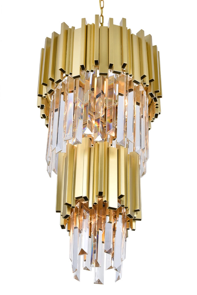 CWI Lighting Canada - 1112P12-4-169 - Four Light Mini Chandelier - Deco - Medallion Gold