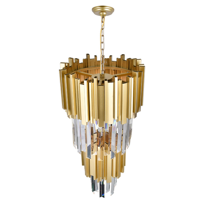 CWI Lighting Canada - 1112P12-4-169 - Four Light Mini Chandelier - Deco - Medallion Gold