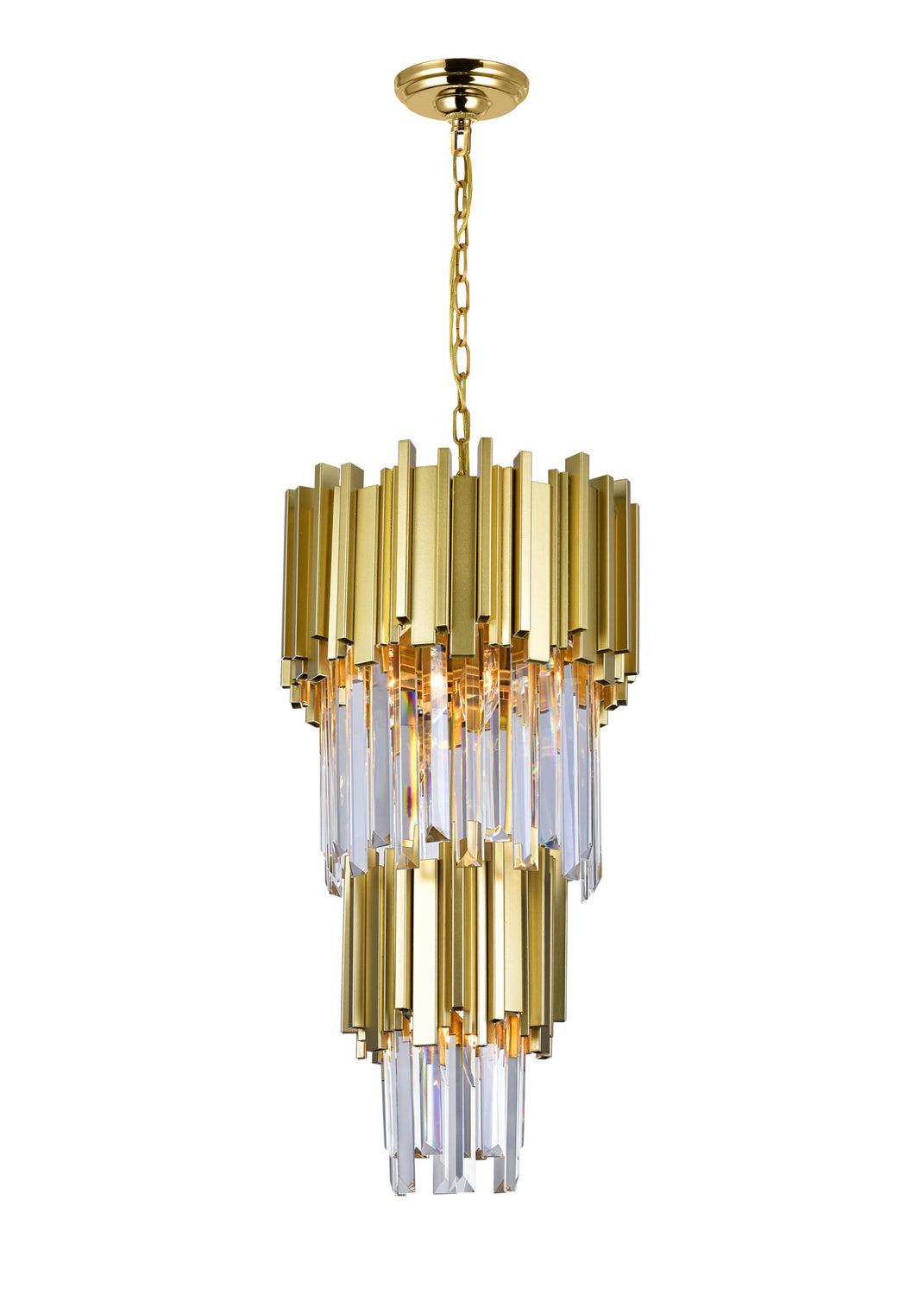 Deco Four Light Mini Chandelier in Medallion Gold - available from The Lighting Shoppe, trusted by Canadian homeowners