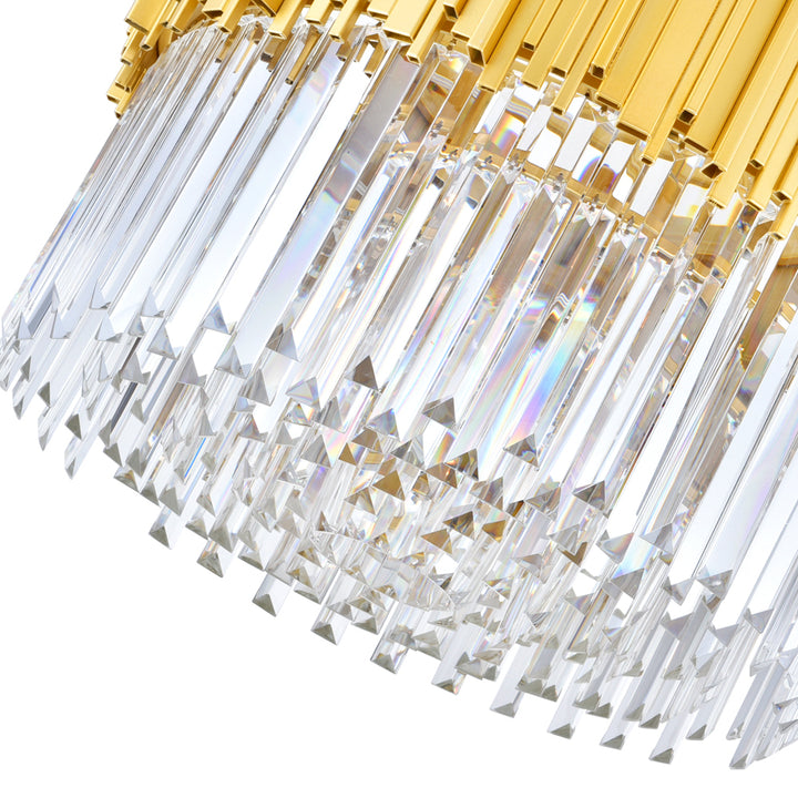 CWI Lighting Canada - 1112P24-7-169 - Seven Light Chandelier - Deco - Medallion Gold