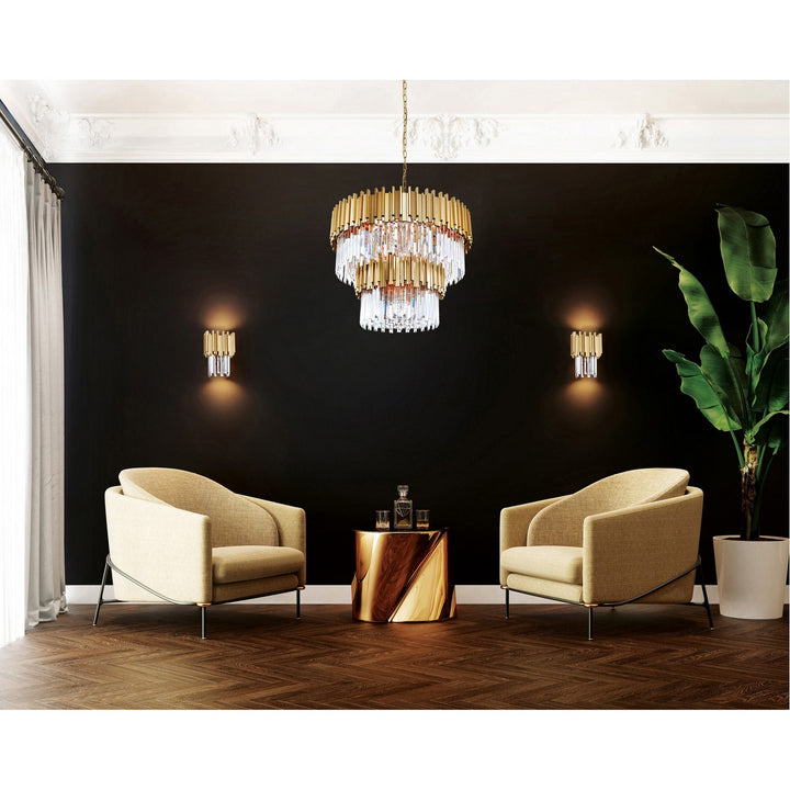 CWI Lighting Canada - 1112P32-12-169 - 12 Light Chandelier - Deco - Medallion Gold
