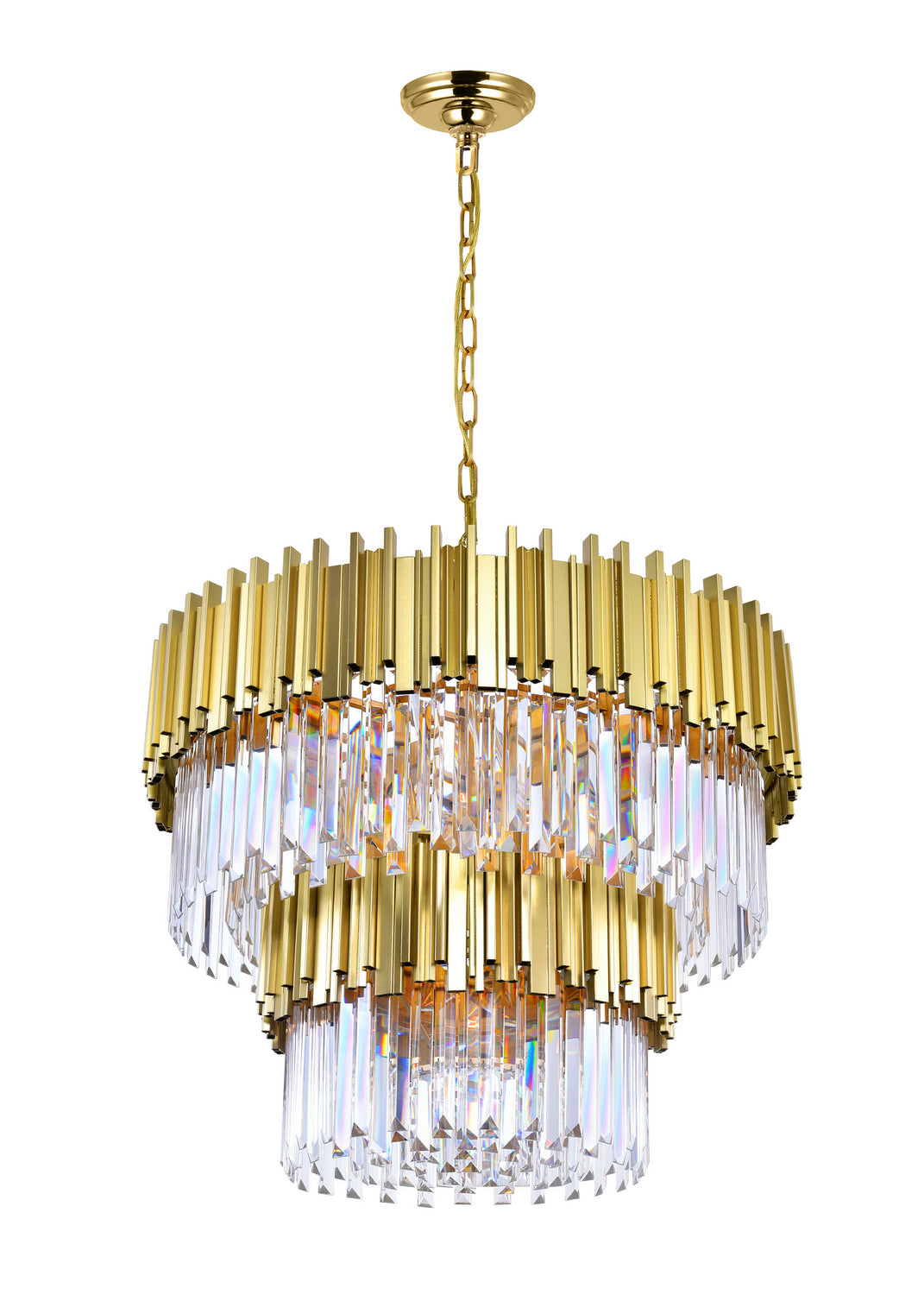 Deco 12 Light Chandelier in Medallion Gold - available from The Lighting Shoppe, trusted by Canadian homeowners