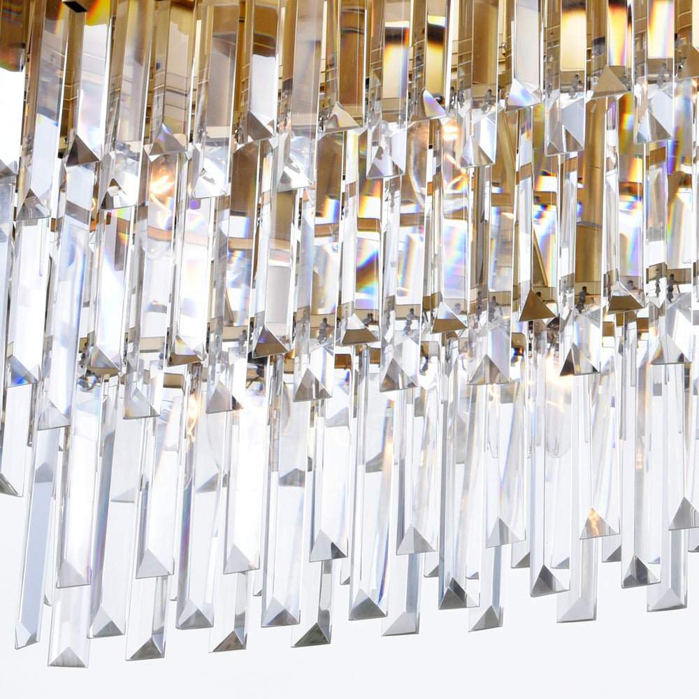 CWI Lighting Canada - 1112P38-9-169 - Nine Light Pool Table Light - Deco - Medallion Gold