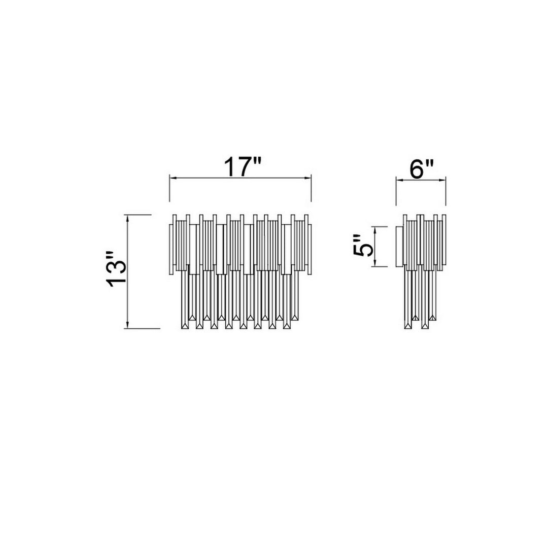 CWI Lighting Canada - 1112W17-3-169 - Three Light Vanity - Deco - Medallion Gold