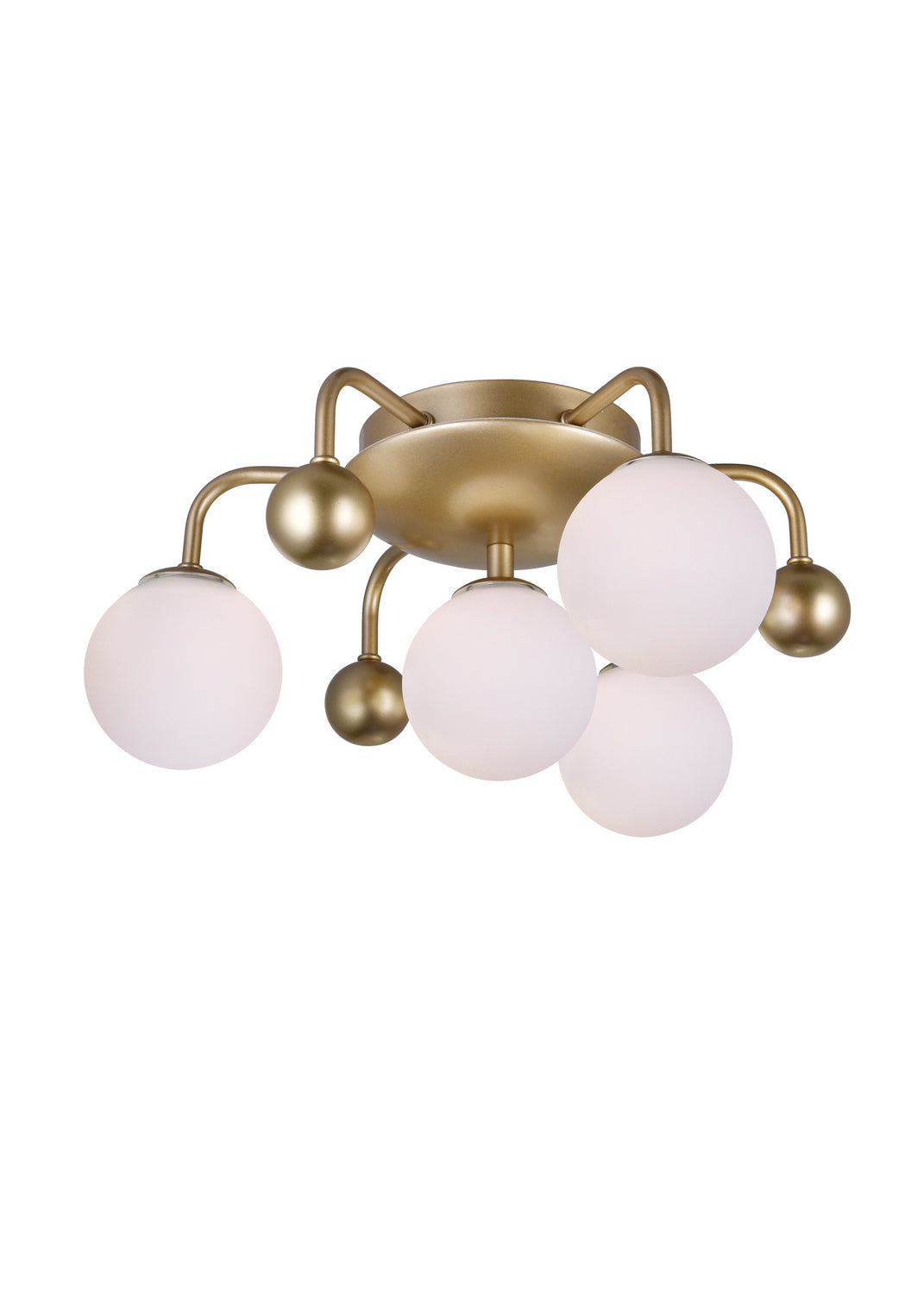 Element LED Flush Mount in Sun Gold - available from The Lighting Shoppe, trusted by Canadian homeowners