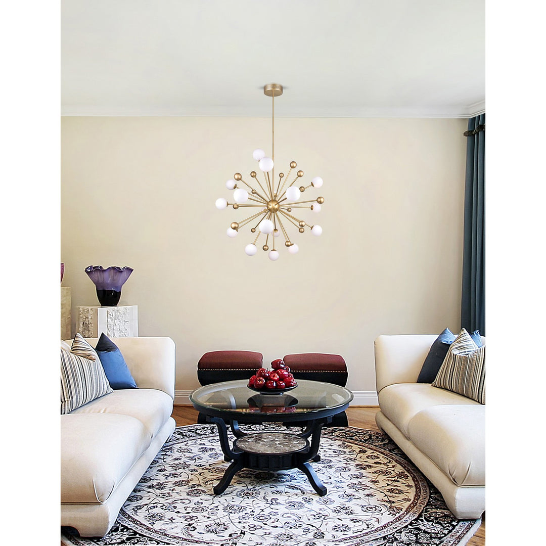 CWI Lighting Canada - 1125P39-17-268 - LED Chandelier - Element - Sun Gold