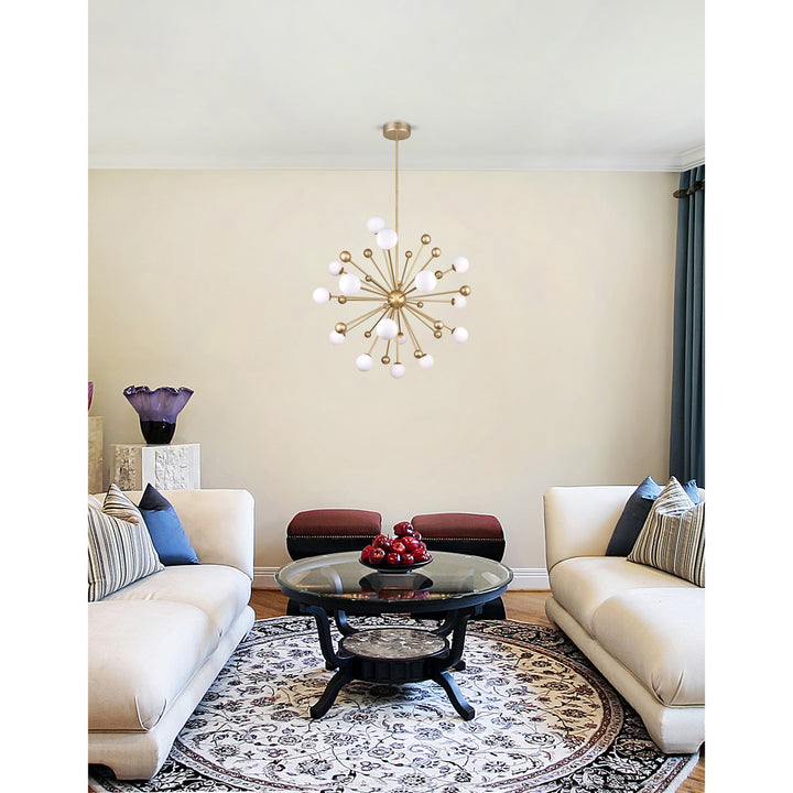CWI Lighting Canada - 1125P39-17-268 - LED Chandelier - Element - Sun Gold