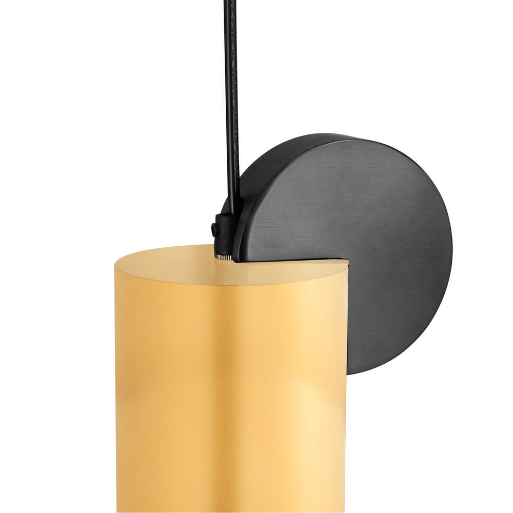 CWI Lighting Canada - 1156P6-625 - LED Mini Pendant - Saleen - Sun Gold & Black