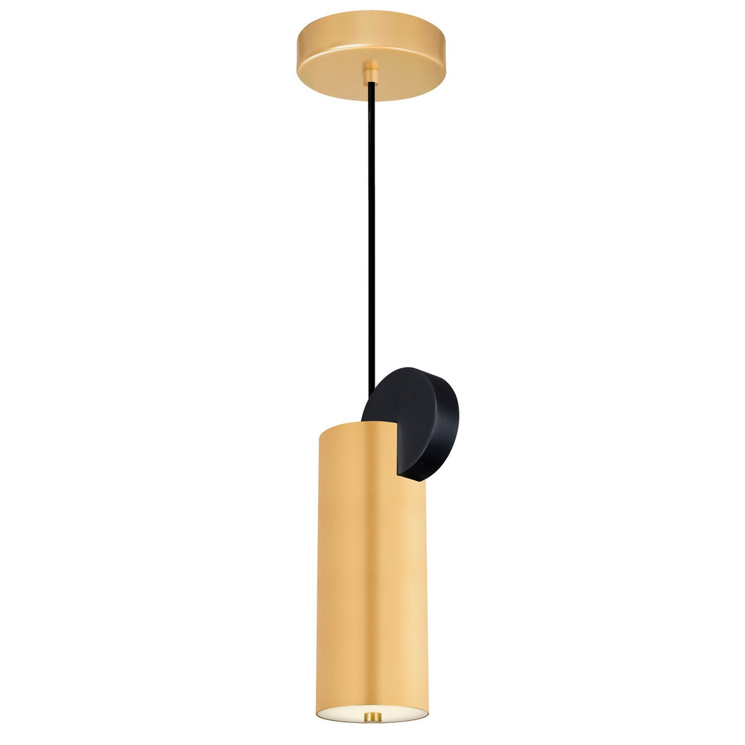 Saleen LED Mini Pendant in Sun Gold & Black - available from The Lighting Shoppe, trusted by Canadian homeowners