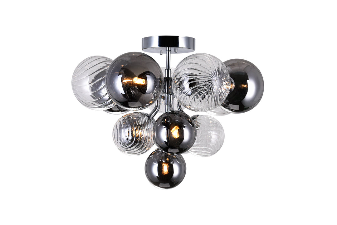 Pallocino LED Flush Mount in Chrome - available from The Lighting Shoppe, trusted by Canadian homeowners