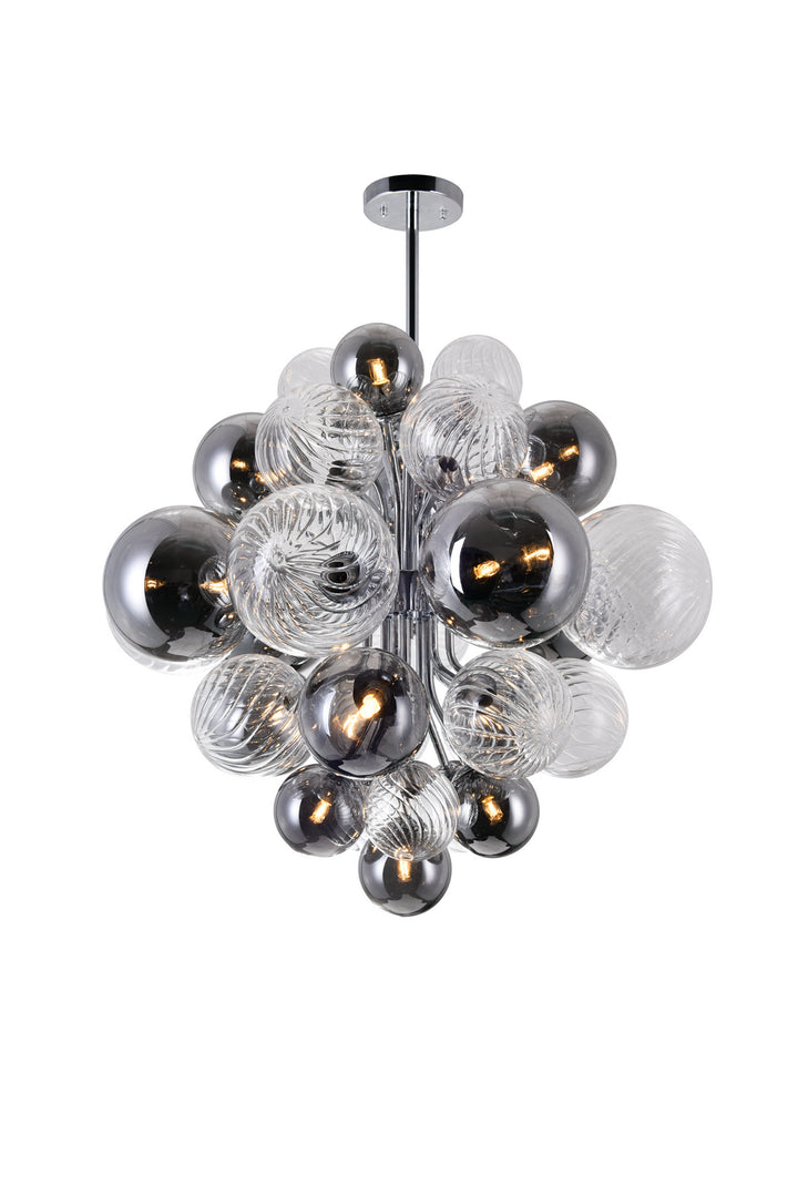 Pallocino LED Chandelier in Chrome - available from The Lighting Shoppe, trusted by Canadian homeowners