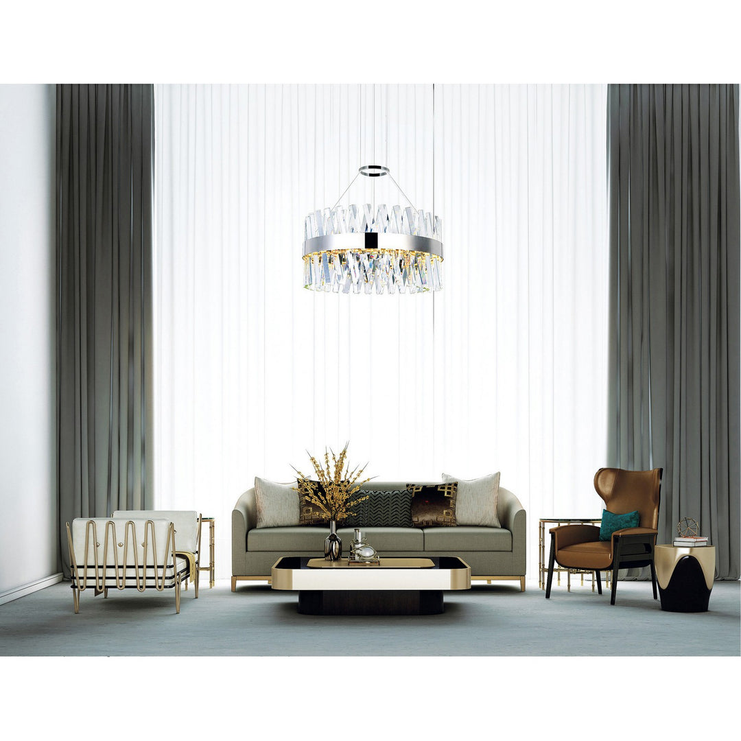 CWI Lighting Canada - 1220P24-601 - LED Chandelier - Glace - Chrome