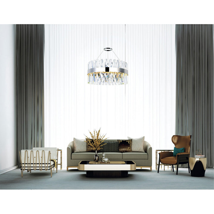 CWI Lighting Canada - 1220P24-601 - LED Chandelier - Glace - Chrome