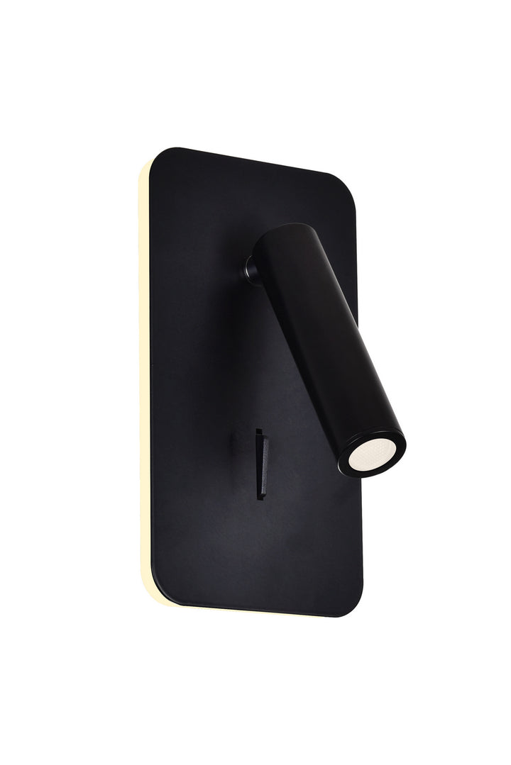 Private I LED Wall Sconce in Matte Black - available from The Lighting Shoppe, trusted by Canadian homeowners