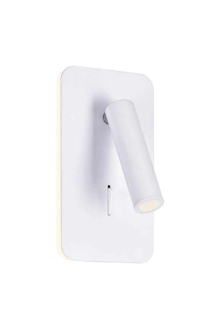 Private I LED Wall Sconce in Matte White - available from The Lighting Shoppe, trusted by Canadian homeowners