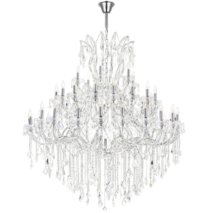 Maria Theresa 49 Light Chandelier in Chrome - available from The Lighting Shoppe, trusted by Canadian homeowners