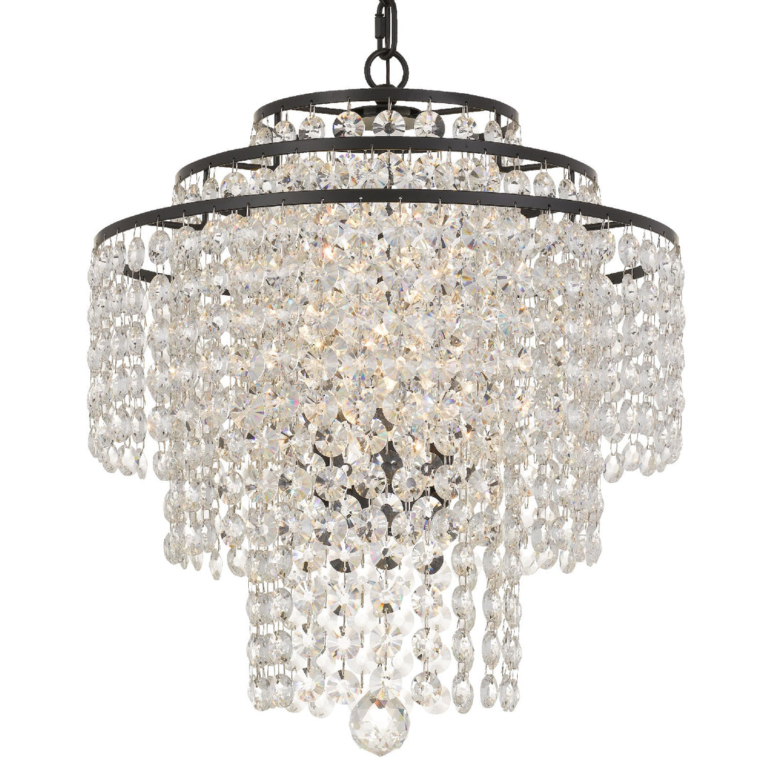 Arielle Four Light Chandelier in Dark Bronze - available from The Lighting Shoppe, trusted by Canadian homeowners