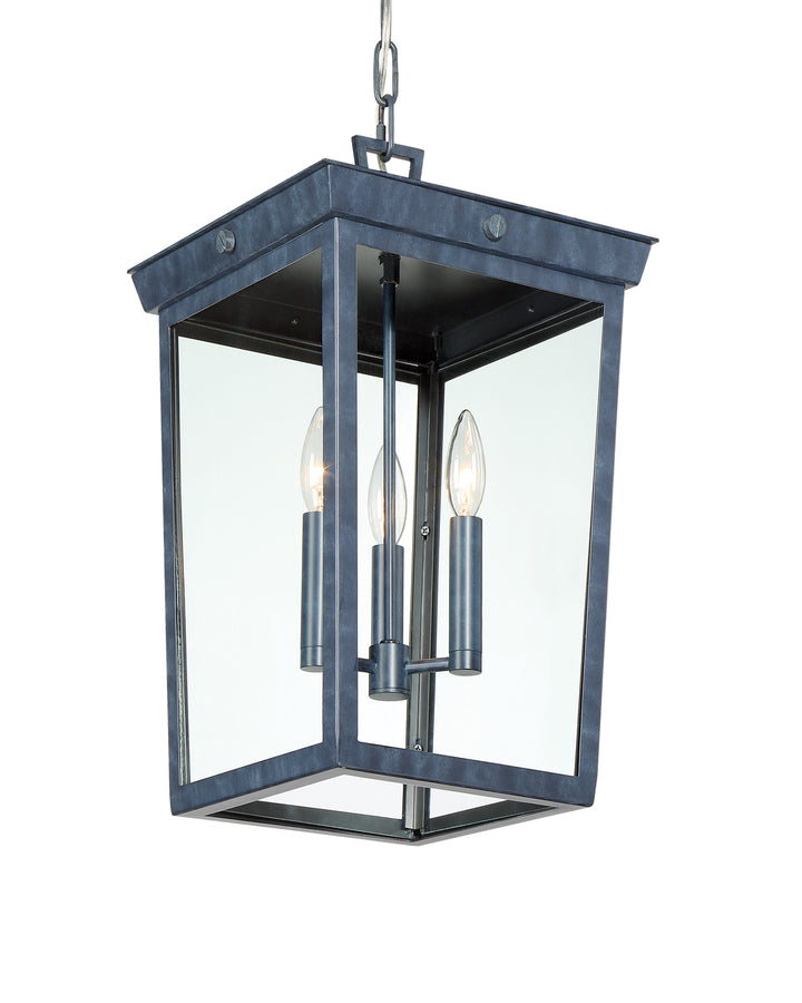 Belmont Three Light Outdoor Pendant in Graphite - available from The Lighting Shoppe, trusted by Canadian homeowners