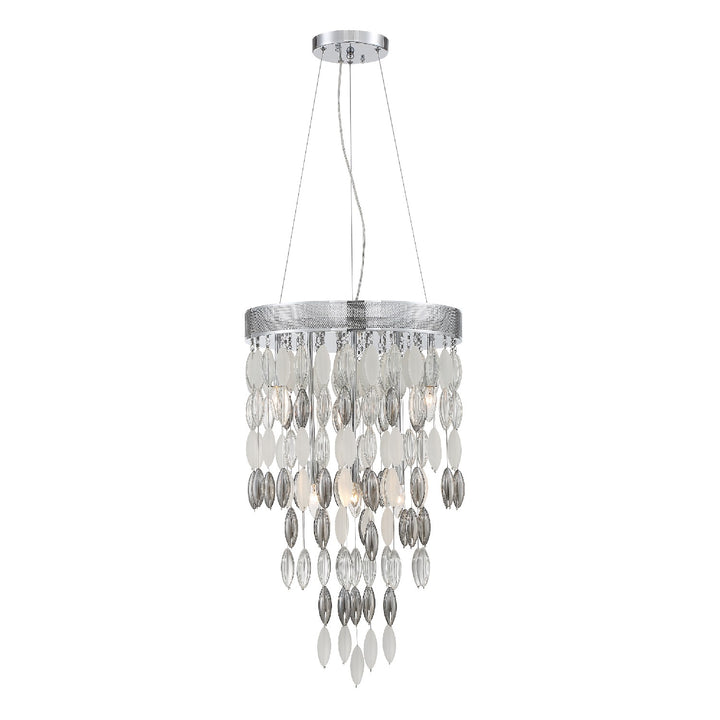 Hudson Six Light Chandelier in Polished Chrome - available from The Lighting Shoppe, trusted by Canadian homeowners