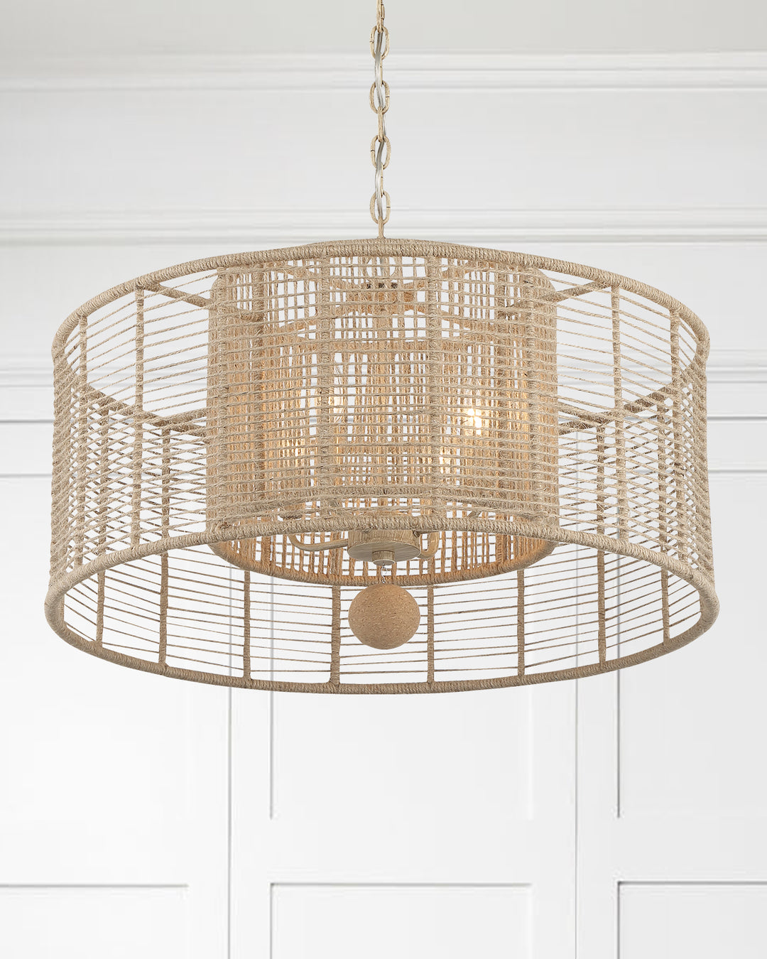 Crystorama - JAY-A5004-BS - Four Light Chandelier - Jayna - Burnished Silver