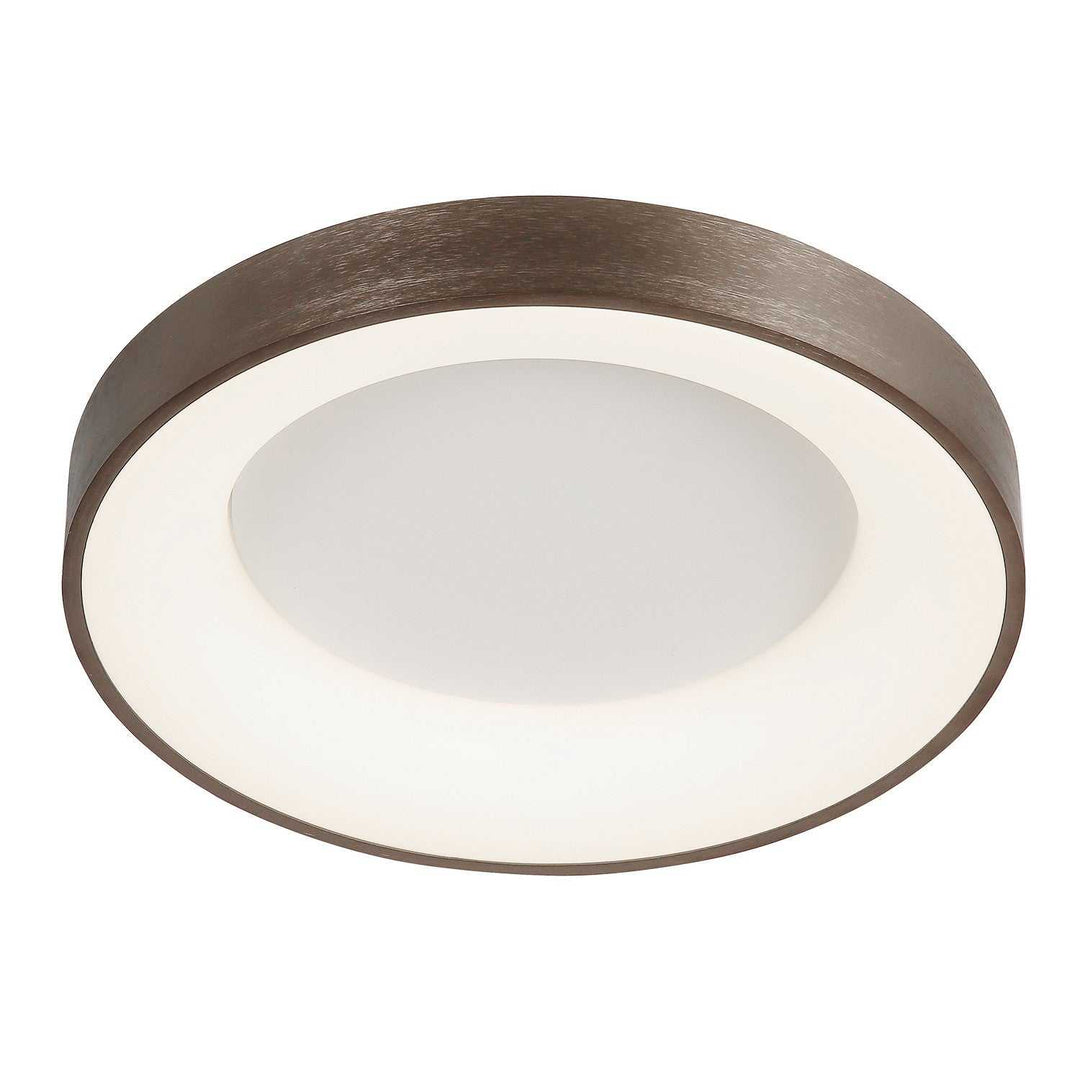 Acryluxe LED Flush-Mount in Light Bronze Justice Designs