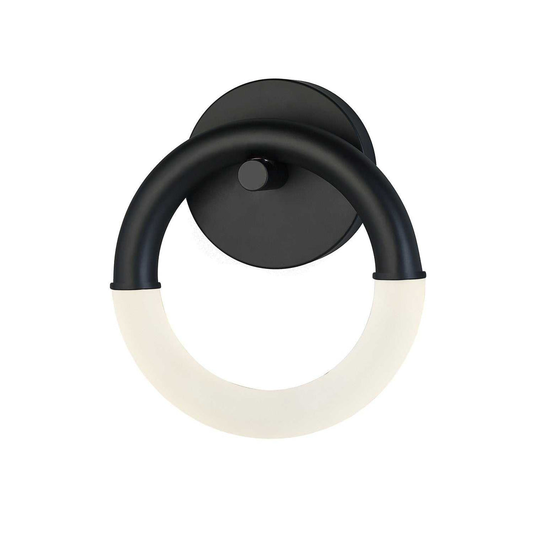 Acryluxe LED Wall Sconce in Matte Black Justice Designs