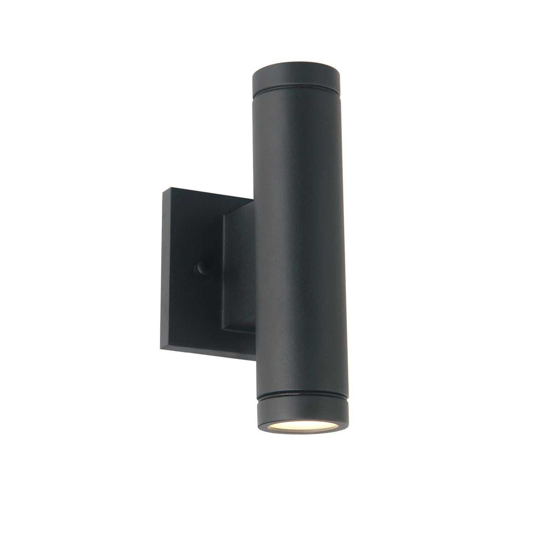 Portico LED Outdoor Wall Sconce in Matte Black Justice Designs