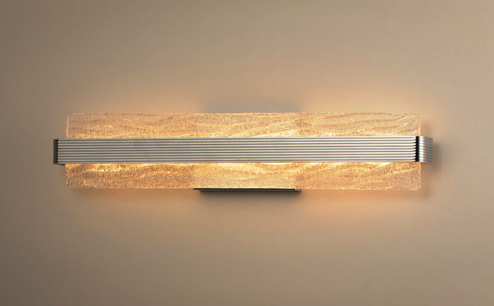 ET2 - E24424-124PC - LED Bath Vanity - Ripple - Polished Chrome