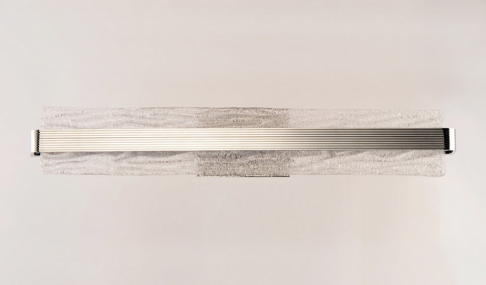 ET2 - E24426-124PC - LED Bath Vanity - Ripple - Polished Chrome